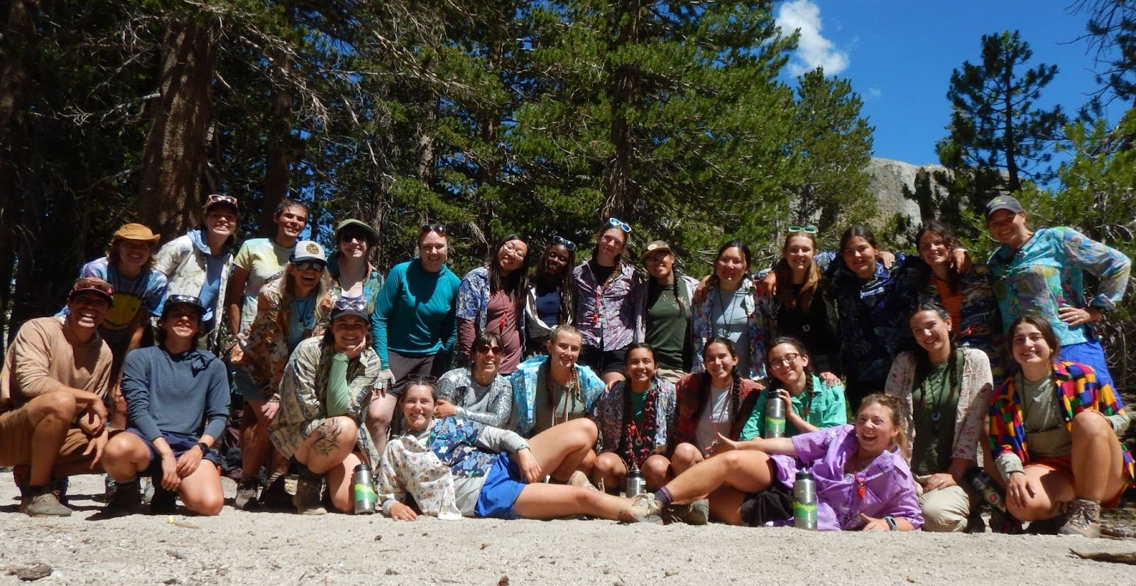 Armstrong Scholars posing for a group photo with the Resupply Angels