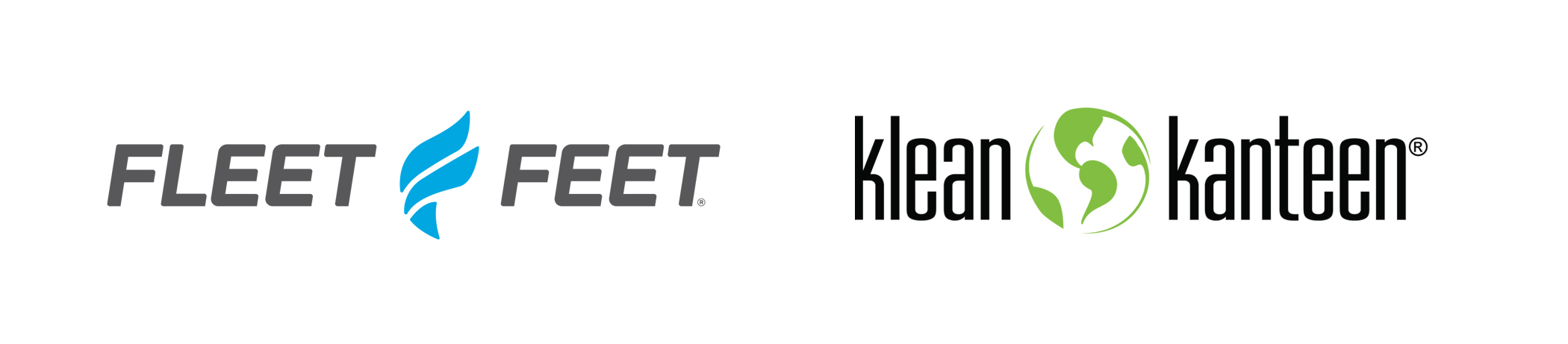 Fleet Feet and Klean Kanteen logos