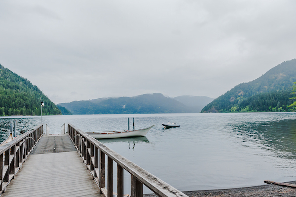 Dock on Lake Crescent