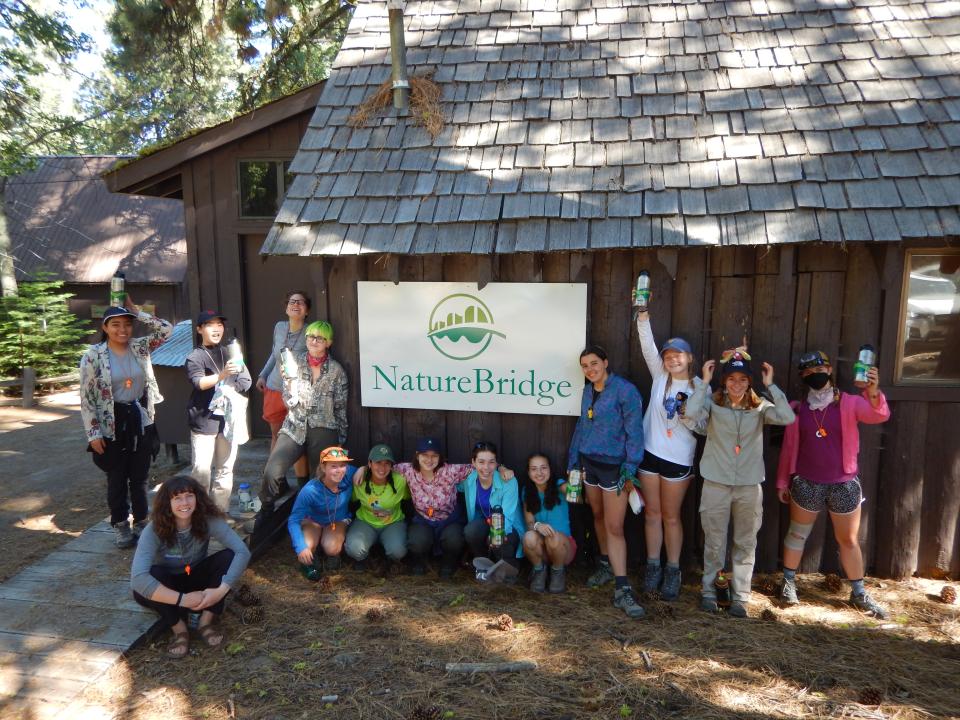 NatureBridge students are ready to hit the trail and explore the Yosemite landscape