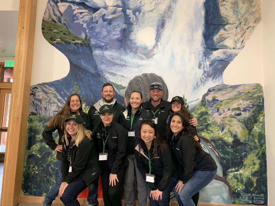 Annie with NatureBridge colleagues visiting our National Environmental Science Center in Yosemite