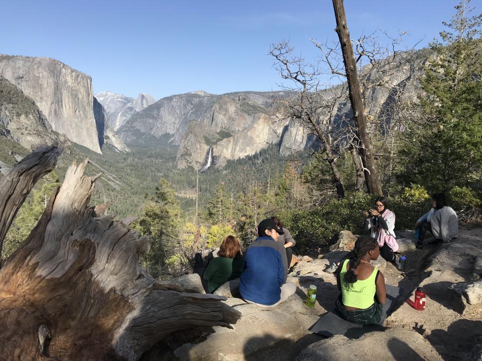 WildLink students in Yosemite Valley