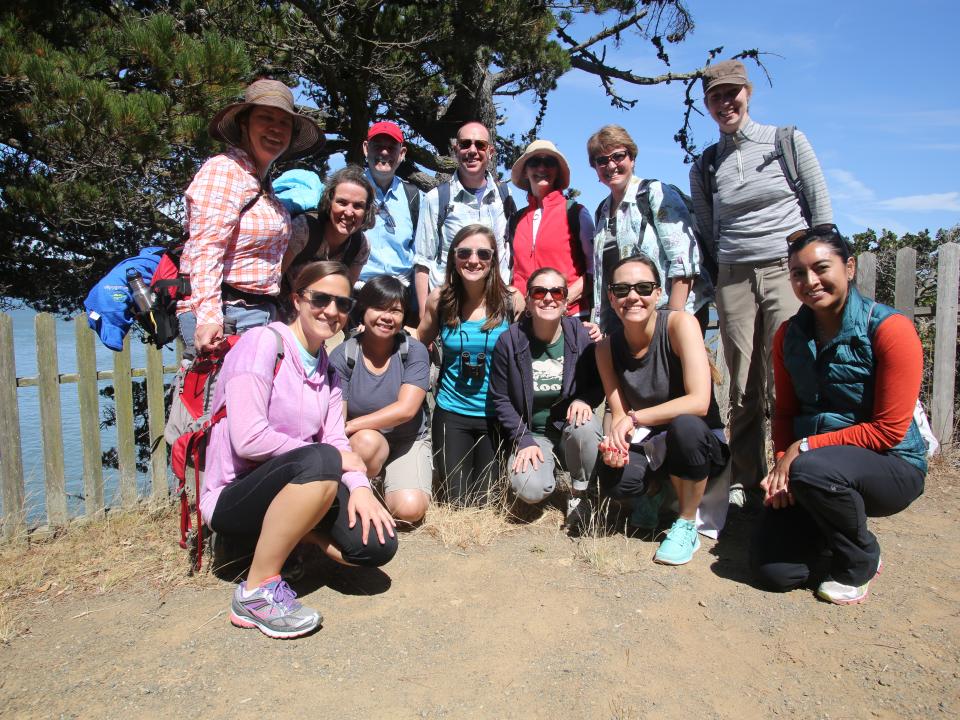 Annie with NatureBridge colleagues