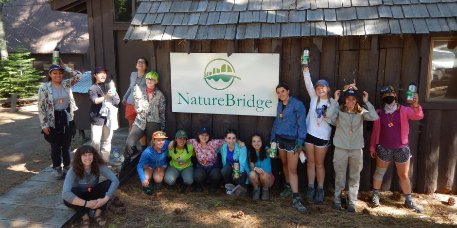 NatureBridge students are ready to hit the trail and explore the Yosemite landscape