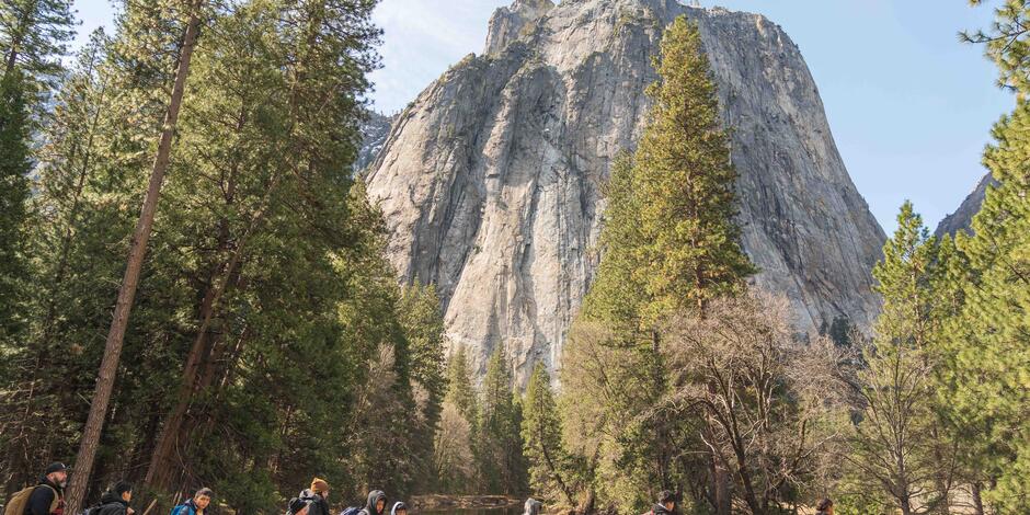 Students and school groups at NatureBridge Yosemite outdoor programs
