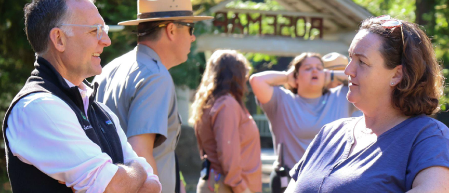 Phil Kilbridge, NatureBridge President & CEO / Rep. Katie Porter